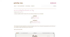 Desktop Screenshot of blog.emilieinc.net