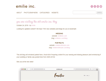 Tablet Screenshot of blog.emilieinc.net